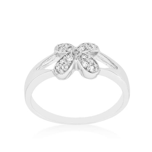 Simple Flower CZ Ring freeshipping - Higher Class Elegance