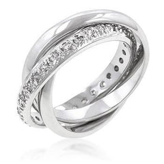 Intertwined Eternity Bands freeshipping - Higher Class Elegance
