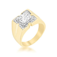 Golden Star Mens Ring freeshipping - Higher Class Elegance