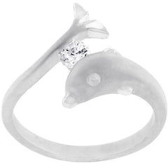 Tension Set Dolphin Ring freeshipping - Higher Class Elegance