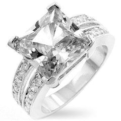 White Princess Engagement Ring freeshipping - Higher Class Elegance