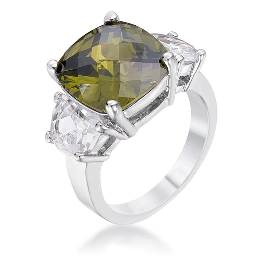 Olive Triplet Ring freeshipping - Higher Class Elegance
