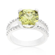 Fabulous Peridot Engagement Ring freeshipping - Higher Class Elegance