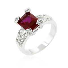 Ruby Cubic Zirconia Fashion Ring freeshipping - Higher Class Elegance
