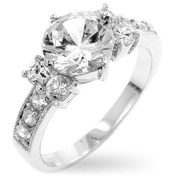 Simplicity Engagement Ring freeshipping - Higher Class Elegance
