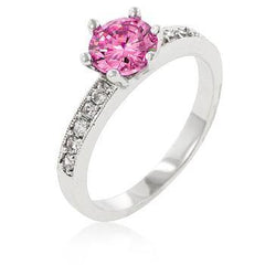 Petite Pink Engagement Ring freeshipping - Higher Class Elegance
