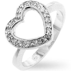 Sterling Heart Ring freeshipping - Higher Class Elegance