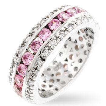Soft Pink Eternity Band freeshipping - Higher Class Elegance