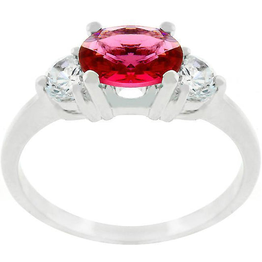 Oval Quartet Cubic Zirconia Ring freeshipping - Higher Class Elegance