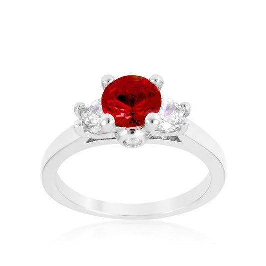 Mini Ruby Triplet Ring freeshipping - Higher Class Elegance