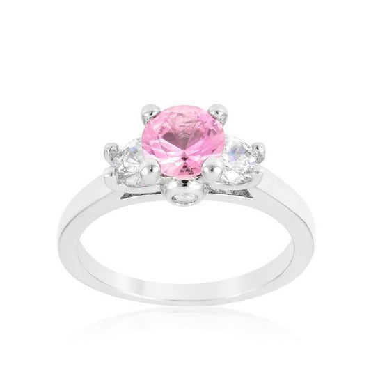 Mini Pink Ice Triplet Ring freeshipping - Higher Class Elegance