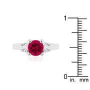 Mini Pink Tourmaline Triplet Ring freeshipping - Higher Class Elegance