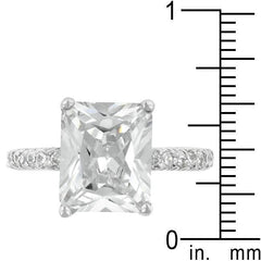 Radiant Cut Engagement Ring freeshipping - Higher Class Elegance