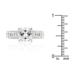 Clear Cubic Zirconia 5-Stone Ring freeshipping - Higher Class Elegance