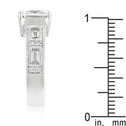 Clear Cubic Zirconia 5-Stone Ring freeshipping - Higher Class Elegance