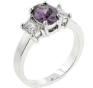 Lilac Engagement Ring freeshipping - Higher Class Elegance