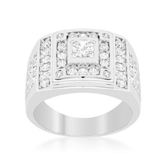 Geometric Cubic Zirconia Ring freeshipping - Higher Class Elegance