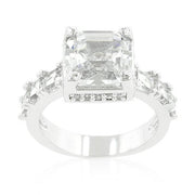 Asscher Cut Engagement Ring freeshipping - Higher Class Elegance