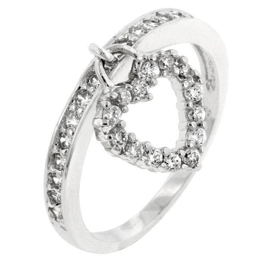 Simple Heart Charm Ring freeshipping - Higher Class Elegance