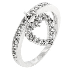 Simple Heart Charm Ring freeshipping - Higher Class Elegance