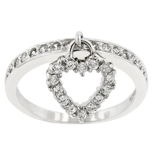 Simple Heart Charm Ring freeshipping - Higher Class Elegance