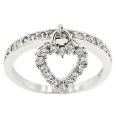 Simple Heart Charm Ring freeshipping - Higher Class Elegance