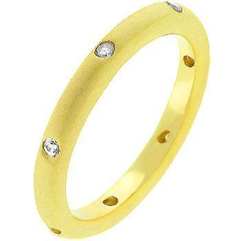 Matte Gold Wedding Band freeshipping - Higher Class Elegance