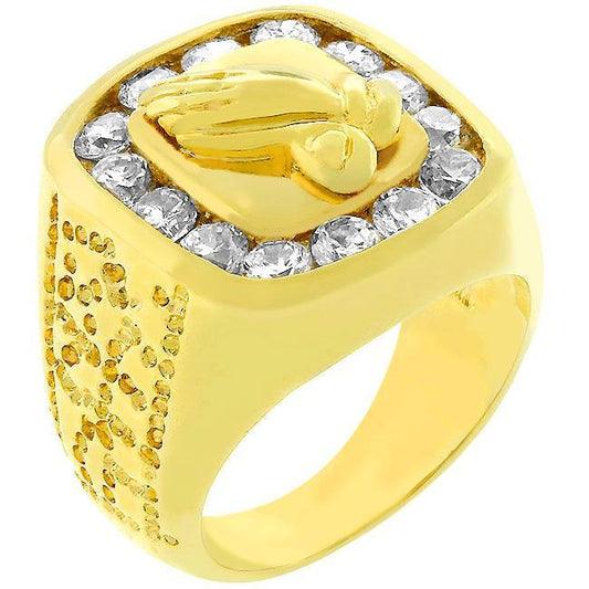Praying Hands Fashion Ring freeshipping - Higher Class Elegance