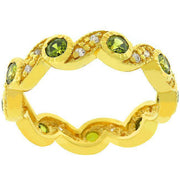 Olive Leaves Eternity Ring freeshipping - Higher Class Elegance