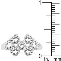 Round Cubic Zirconia Cluster Ring freeshipping - Higher Class Elegance