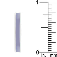 Lavender Enamel Eternity Ring freeshipping - Higher Class Elegance