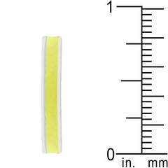 Yellow Enamel Eternity Ring freeshipping - Higher Class Elegance