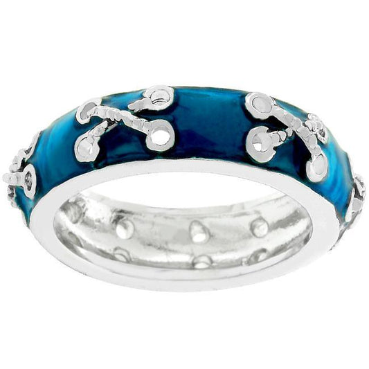 Laced Enamel Eternity Band freeshipping - Higher Class Elegance