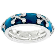 Laced Enamel Eternity Band freeshipping - Higher Class Elegance