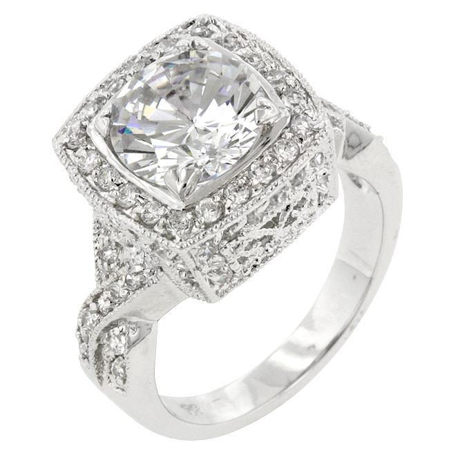 Palisades Classic Clear Ring freeshipping - Higher Class Elegance