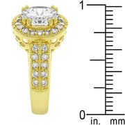 Pave Halo Vintage Crown Ring freeshipping - Higher Class Elegance