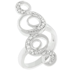 Crescent Moon Circle Ring freeshipping - Higher Class Elegance