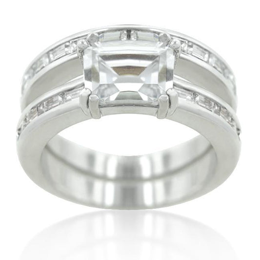 Princess Baguette Wedding Set freeshipping - Higher Class Elegance