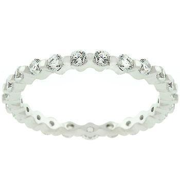 Silver Lace Eternity Band freeshipping - Higher Class Elegance