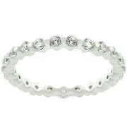Silver Lace Eternity Band freeshipping - Higher Class Elegance