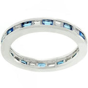 Sapphire Eternity Ring freeshipping - Higher Class Elegance