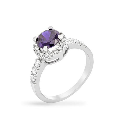 Tanzanite Purple Crown Ring freeshipping - Higher Class Elegance