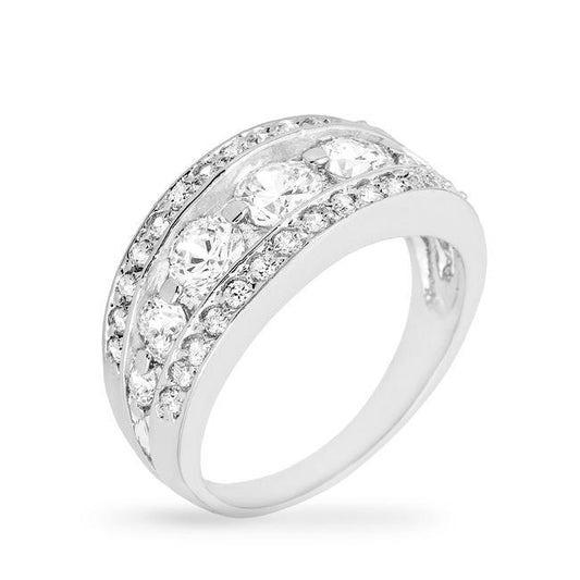Tiered Anniversary Ring freeshipping - Higher Class Elegance