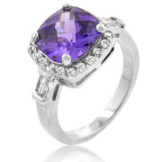 Midnight Amethyst Ring freeshipping - Higher Class Elegance
