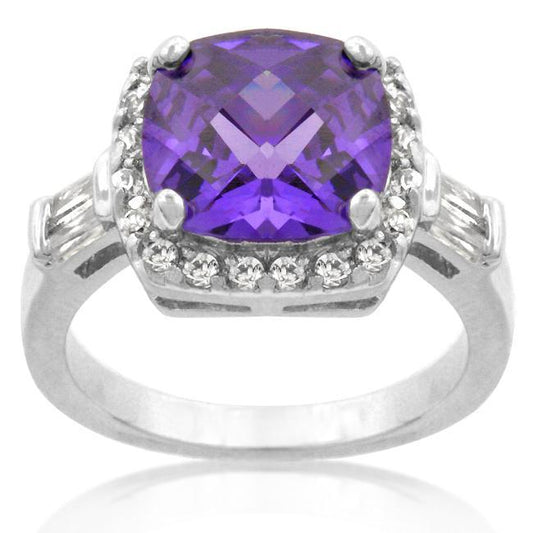 Midnight Amethyst Ring freeshipping - Higher Class Elegance