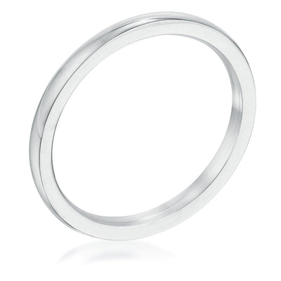 2 mm Stainless Steel Wedding Band freeshipping - Higher Class Elegance