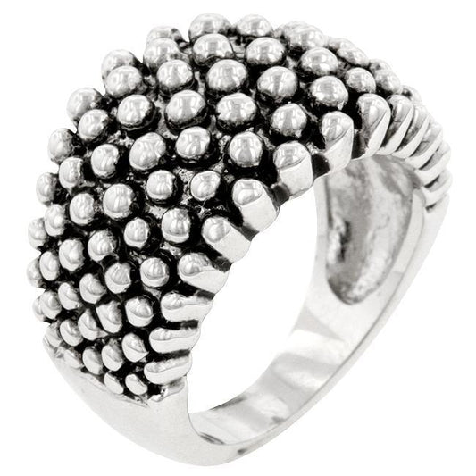 Studded Metal Ring freeshipping - Higher Class Elegance
