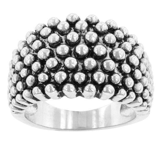 Studded Metal Ring freeshipping - Higher Class Elegance
