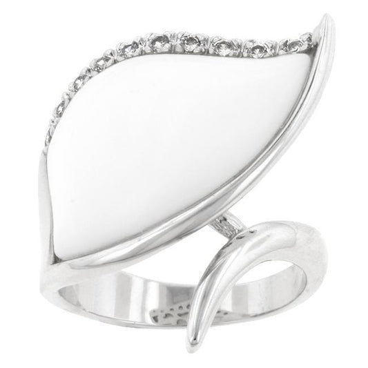Snow Cap Cocktail Ring freeshipping - Higher Class Elegance