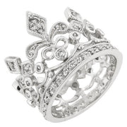 Cubic Zirconia Crown Eternity Ring freeshipping - Higher Class Elegance